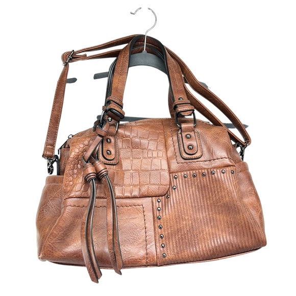 Dasein Large Barrel Bag Large Top Handle Shoulder Purse - Picture 10 of 12